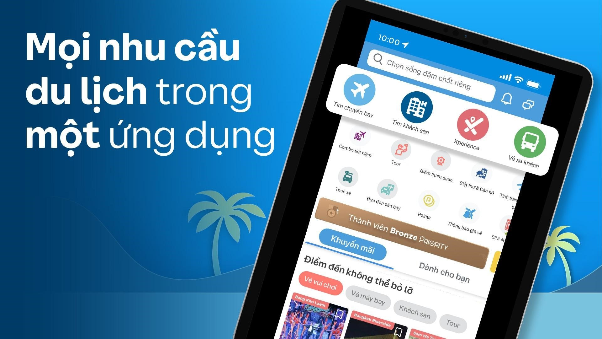 Cách săn vé Vietravel Airlines đi Quy Nhơn giá hời ngay trên một ứng dụng